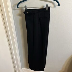 Black Wide-Leg Pants